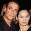 Jean-Claude Van Damme et sa femme à la première de The Expendables 2 à Los Angeles le 15 août 2012