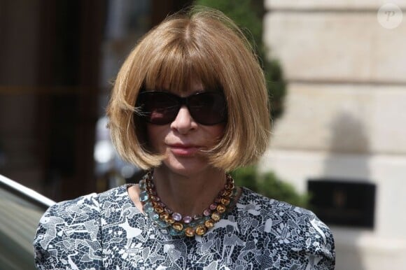 Anna Wintour à Paris en juillet 2012