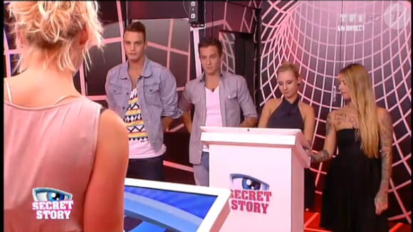 Julien et Fanny sont nominé dans l'hebdo de Secret Story 6 le vendredi 17 août 2012 sur TF1