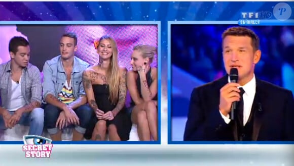 Julien et Fanny dans l'hebdo de Secret Story 6 le vendredi 17 août 2012 sur TF1