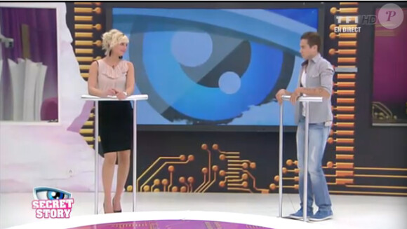 Nadège et Sacha dans l'hebdo de Secret Story 6 le vendredi 17 août 2012 sur TF1