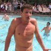 Ryan Lochte, médaillé d'or olympique à Londres et star d'une pool party le 18 août 2012 au Palazzo de Las Vegas 