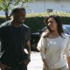 Kim Kardashian et Kanye West à Tarzana en Californie le 14 juillet 2012