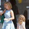 Geri Halliwell et sa fille Bluebell Madonna en visite dans la ville de Grasse, le 20 août 2012.