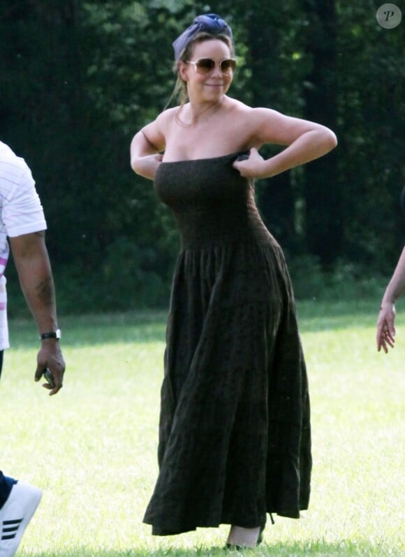 Mariah Carey pimpante sur le tournage de The Butler à la Nouvelle-Orléans, le 20 août 2012.