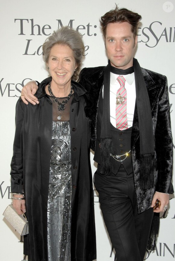 Rufus Wainwright et sa mère Kate McGarrigle à New York, le 21 avril 2009.