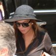 Lindsay et sa famille se rendent à l'aéroport LAX de Los Angeles, le mardi 21 août 2012, pour prendre un avion pour New York City.