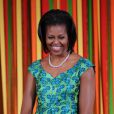 Michelle Obama, 7e femme la plus puissante du monde selon le magazine  Forbes  (août 2012, Washington).