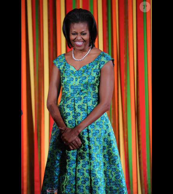Michelle Obama, 7e femme la plus puissante du monde selon le magazine Forbes (août 2012, Washington).