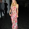 Paris Hilton quitte le restaurant-club Château Marmont, à West Hollywood, le mercredi 22 août 2012.