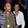 Pharrell Williams au Gotha Club à Cannes, le 23 août 2012.