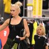 Gwen Stefani en plein shopping avec Kingston, à Los Angeles, le 25 août 2012.