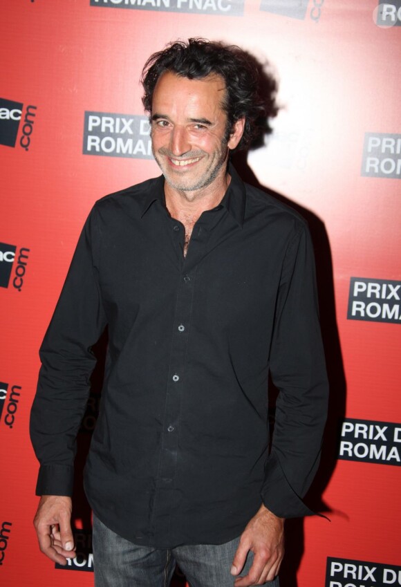 Bruno Todeschini pour la remise du 11e Prix du roman Fnac, au Théâtre Marigny, le 28 août 2012.