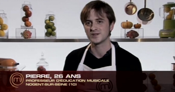 Pierre dans Masterchef 3 sur TF1 jeudi 30 août 2012