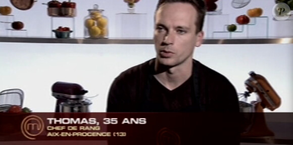 Thomas dans Masterchef 3 le jeudi 30 août 2012 sur TF1