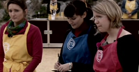 Joëlle, Annelise et Julie dans Masterchef 3 le jeudi 30 août 2012 sur TF1