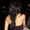 Karrueche Tran, très sexy pour une soirée au Supper Club avec son chéri Chris Brown. Los Angeles, le 29 août 2012.