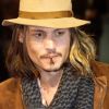 Johnny Depp lors du Festival du film américain de Deauville 2001 pour le film The Blow