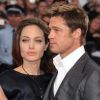Angelina Jolie et Brad Pitt lors du Festival du film américain de Deauville 2007 pour le film L'Assassinat de Jesse James par le lâche Robert Ford