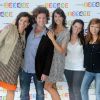 Julia Vignali et son équipe des Maternelles. Photo prise lors de la conférence de rentrée de France Télévisions le 29 août 2012.