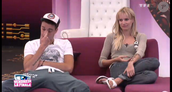 Julien et Audrey dans la quotidienne de Secret Story 6 le mardi 4 septembre 2012 sur TF1