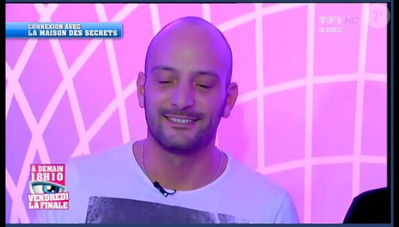 Kevin dans la quotidienne de Secret Story 6 le mardi 4 septembre 2012 sur TF1