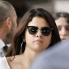 Selena Gomez arrive à l'aéroport de Venise, le mardi 4 septembre, pour présenter le film Spring Breakers à la 69e Mostra.