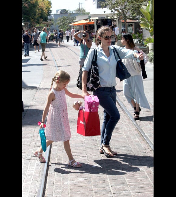 Jennifer Garner et Violet à Los Angeles, le 29 août 2012