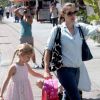 Jennifer Garner et Violet font du shopping à Los Angeles, le 29 août 2012