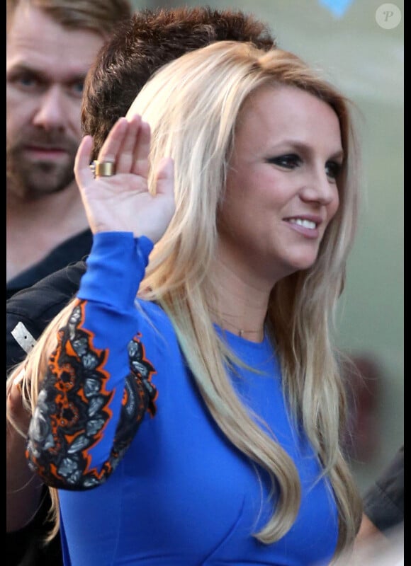 Britney Spears lors du lancement de la deuxième saison de X Factor à Hollywood, le 11 septembre 2012