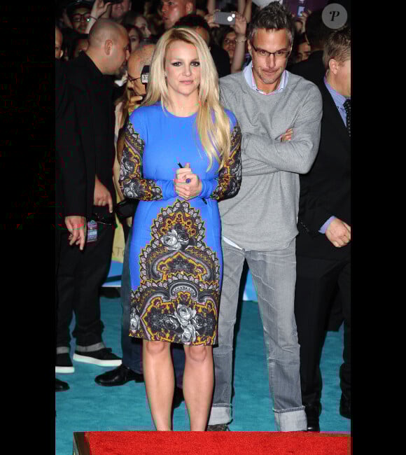 Britney Spears lors du lancement de la deuxième saison de X Factor à Hollywood, le 11 septembre 2012