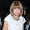 Anna Wintour assiste au défilé Vera Wang printemps-été 2013. New York, le 11 septembre 2012.