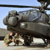 Le prince Harry à Camp Bastion en Afghanistan où il est en mission en tan que pilote d'hélicoptère Apache, le 8 septembre 2012