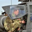 Le prince Harry à Camp Bastion en Afghanistan où il est en mission en tan que pilote d'hélicoptère Apache, le 8 septembre 2012