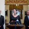 Angelina Jolie s'exprime, le vendredi 14 septembre, à Ankara (Turquie), autour de la situation en Syrie, et de l'accueil des populations réfugiées.