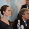 Angelina Jolie rencontre les autorités turques, le vendredi 14 septembre, à Ankara (Turquie), pour discuter de la situation en Syrie, et de l'accueil des populations réfugiées.