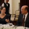 Angelina Jolie rencontre les autorités turques, le vendredi 14 septembre, à Ankara (Turquie), pour discuter de la situation en Syrie, et de l'accueil des populations réfugiées.