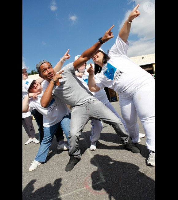 Waly Dia pendant Handivoile sur la base nautique de Choisy le Roi le 15 septembre 2012