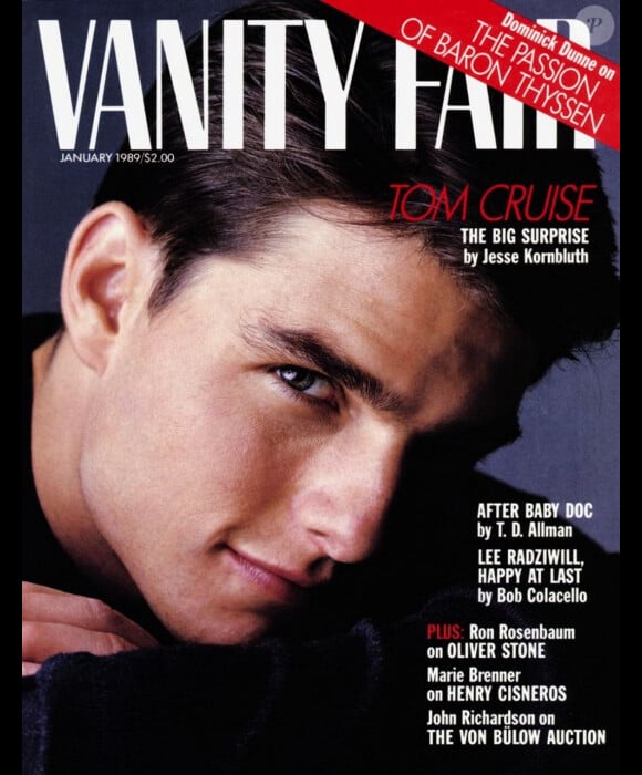 Quand Tom Cruise faisait encore la couverture de Vanity Fair en 1989