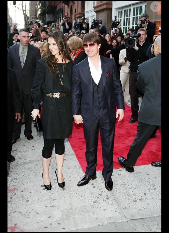 Tom Cruise et Katie Holmes en 2007 lors d'une soirée de la scientologie