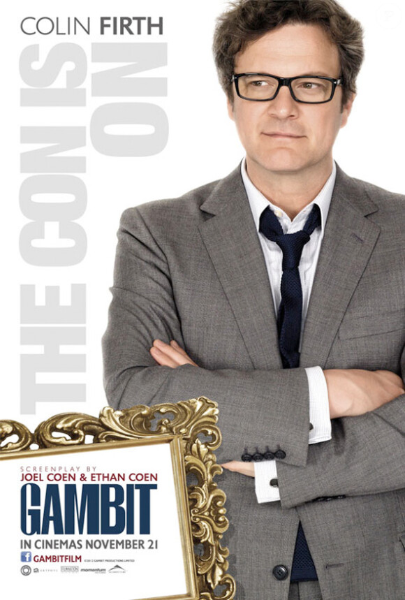 Colin Firth dans la comédie Gambit.