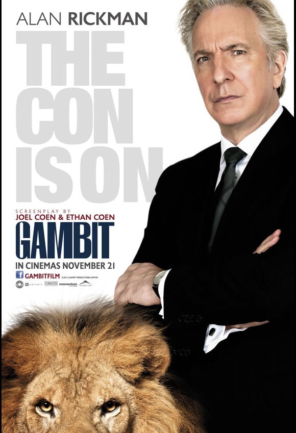 Alan Rickman dans la comédie Gambit.