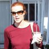 La comédienne Marcia Cross et ses jumelles Eden et Savannah à la sortie de Country Mart, à Brentwood, le 18 septembre 2012