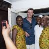 Le prince Joachim de Danemark en visite à Zanzibar le 5 septembre 2012 dans le cadre de son soutien à CARE Danemark.