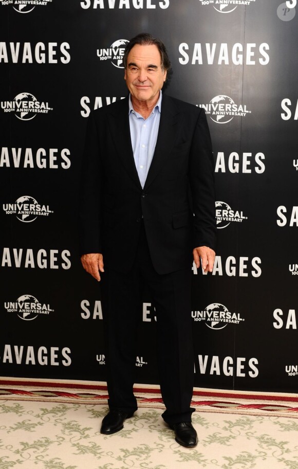 Oliver Stone lors de la présentation du film Savages à Londres le 19 septembre 2012