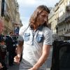 Zlatan Ibrahimovic s'est offert un déjeuner en compagnie d'un ami au restaurant L'Avenue à Paris le 19 septembre 2012