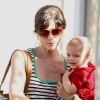 Selma Blair et son fils, Arthur, à Los Angeles - septembre 2012.