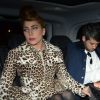 Lady Gaga dans sa voiture, à Paris, le 21 septembre 2012.