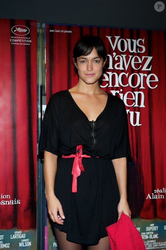 Vimala Pons à l'avant-première de Vous n'avez encore rien vu à Paris, le 24 septembre 2012.