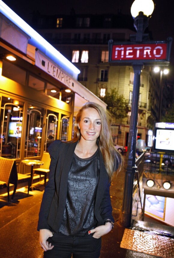 Kosovare Asllani, jolie suédoise de 23 ans et nouvelle joueuse du PSG, le 24 septembre 2012 à Paris